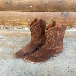 Dan Post | Suede Cowboy Booties